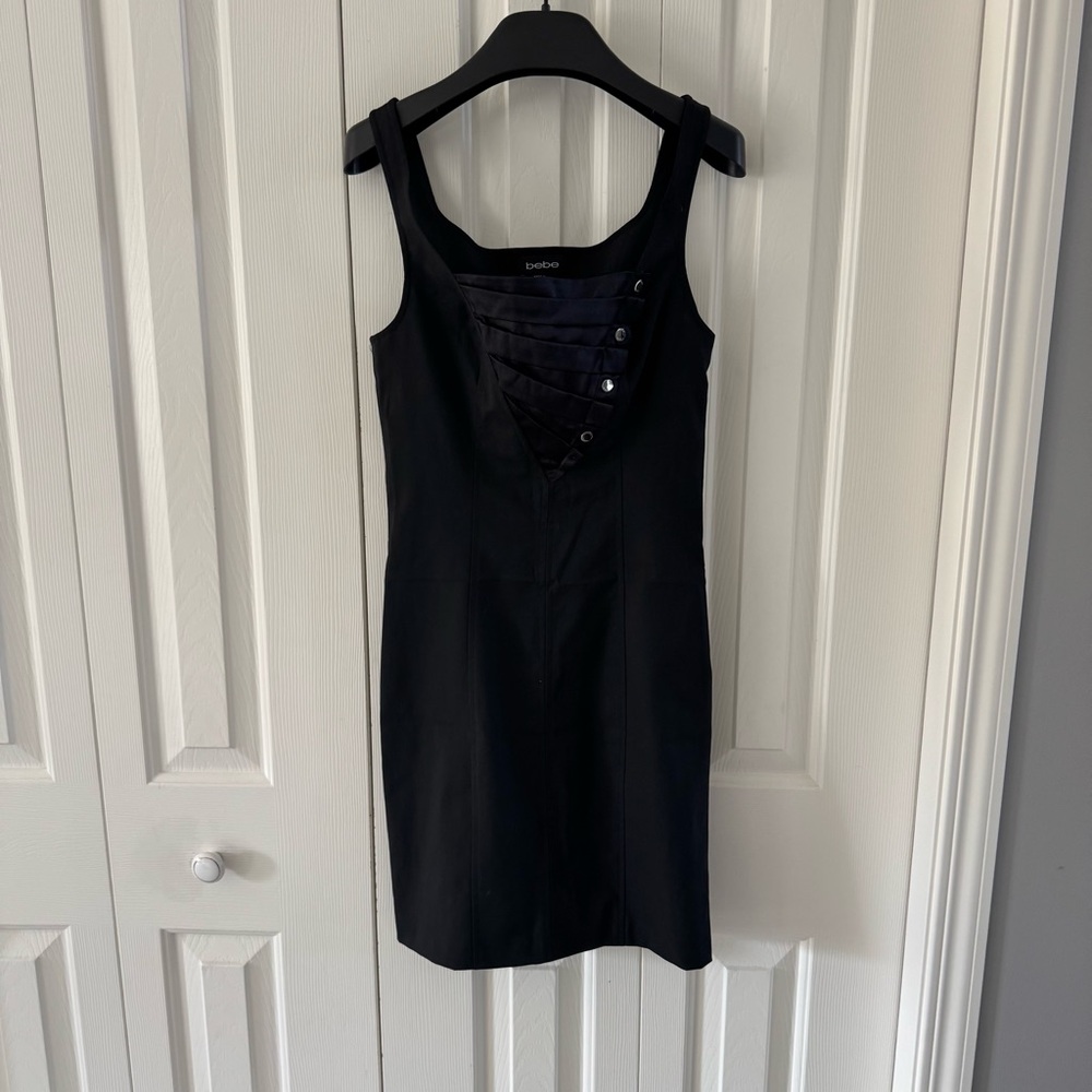 Bebe little black dress XS